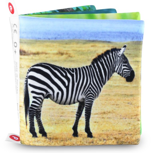 Мягкая развивающая книжка для малышей ZOO
