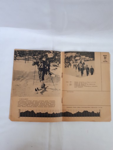 Реклама программы лыжных соревнований в Закопане 1956 года