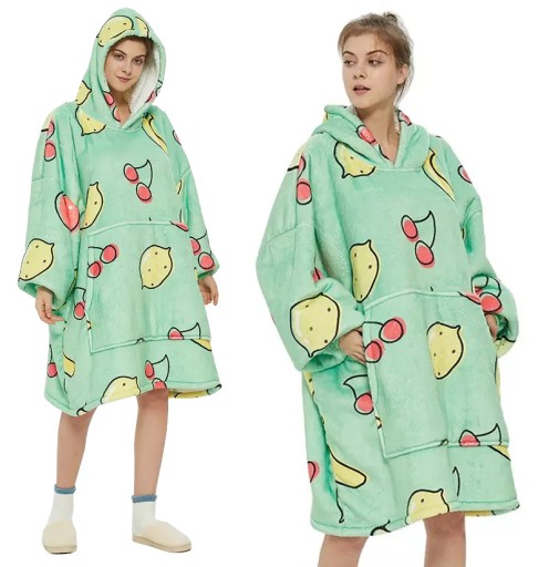 СВИТШОТ-ОДЕЯЛО Толстовка с плотным одеялом, мех Oversize XXL