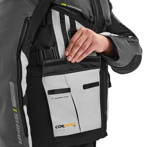 Мотоциклетная куртка ADV SHIMA TRACKER Grey AA Cordura 3W с мембраной