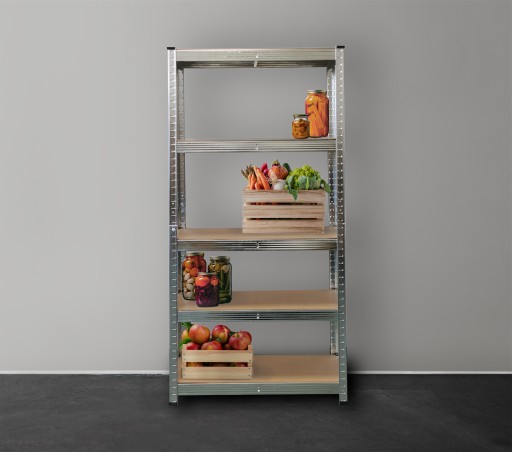 МЕТАЛЛИЧЕСКИЙ СТЕЛЛАЖ ДЛЯ ХРАНЕНИЯ 150x75x30см ПОЛКА ШКАФА