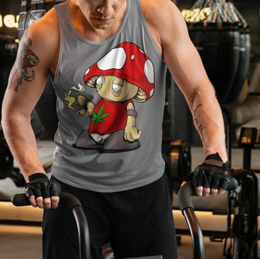 TANK TOP ŚMIESZNE MUSHROOMS