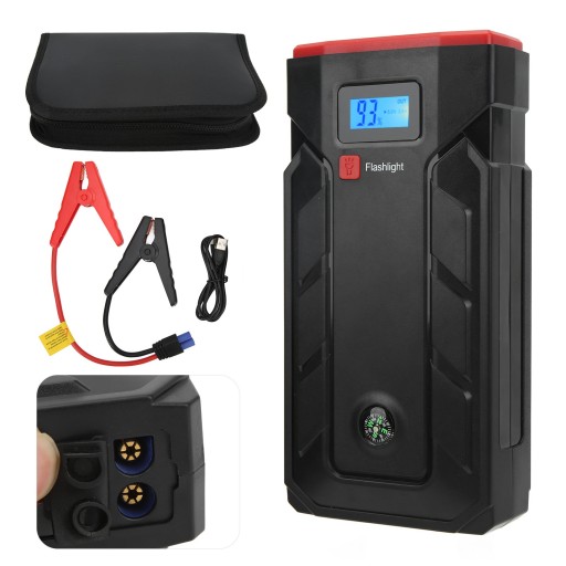 Стартер 12000 мАч 1000 А пик. 2 порта USB с
