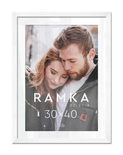 Белая фоторамка 30х40 см Рамка 40х30 см