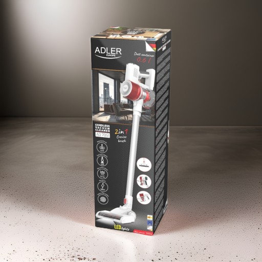Вертикальный пылесос Adler AD7051 белый
