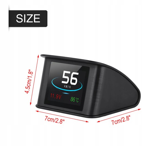 P10 Universal Car HUD Head Up Display OBD2
