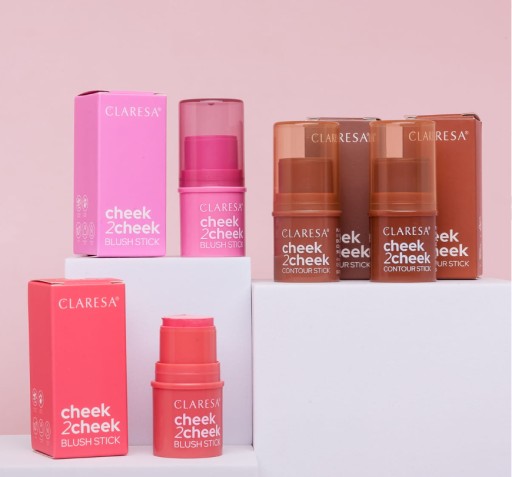 CLARESA Cheek 2 Cheek Creamy Бронзер-карандаш № 01 нейтральный песок 6 г