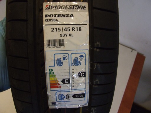 ЛЕТНЯЯ ШИНА BRIDGESTONE POTENZA 215/45R18 RE050A