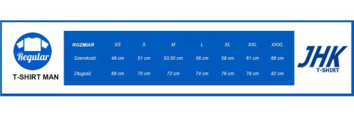 T-SHIRT MĘSKI JHK TSRA długi rękaw RB niebieski XS