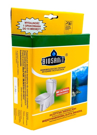 BIOSANIT 500 g BAKTERIE DO SZAMB I OCZYSZCZALNI