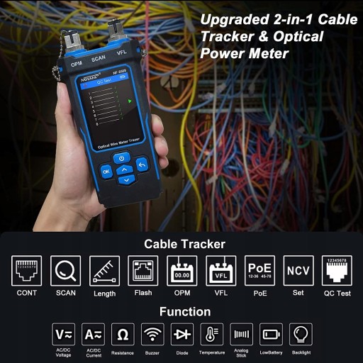 Тестер сетевого кабеля RJ11 RJ45 Сетевой тестер NF8508