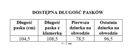 PASEK DO SPODNI damski CZEKOLADOWY Skórzany KOLORY