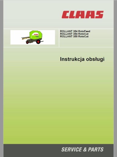 CLAAS ROLLANT 354 RF 354 355 RC инструкция по эксплуатации