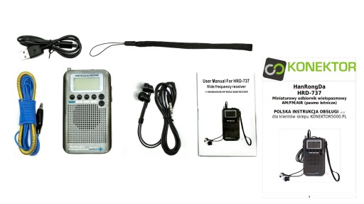 Радиоприемник HRD-737 AM FM SW KF CB AIR VHF