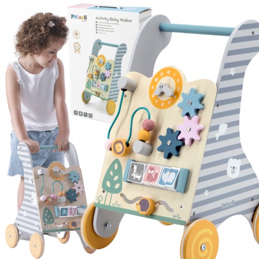 Деревянная развивающая коляска для детей Viga Toys