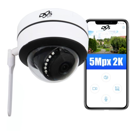 ВНЕШНЯЯ БЕСПРОВОДНАЯ IP-КАМЕРА WIFI 5 МП С МИКРОФОНОМ, ДИНАМИКОМ ONVIF