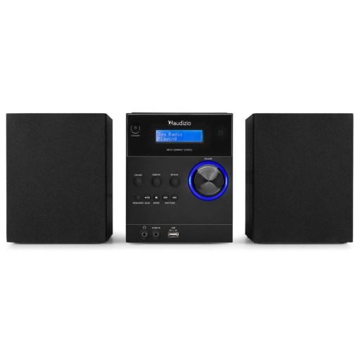 Цифровая стереосистема Metz CD DAB+ FM BT USB, черная