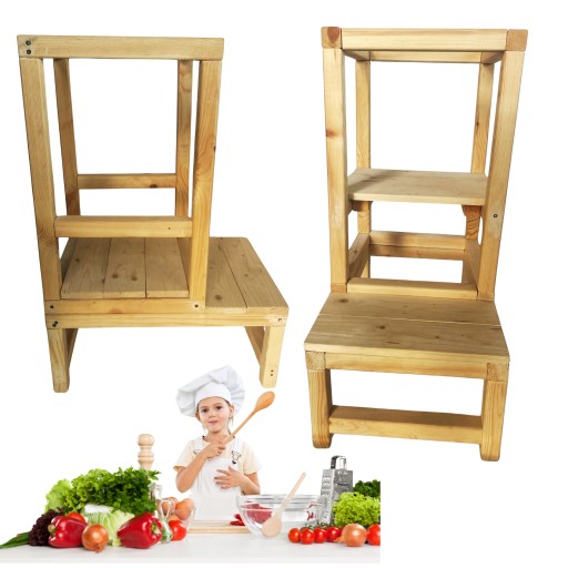 KRAFTEK KITCHEN ASSISTANT Регулируемые ярусы Растет вместе с ребенком SOLID