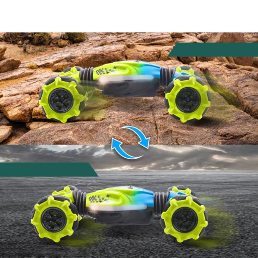 SAMOCHÓD DRIFT ZDALNIE STEROWANY 4WD RC GESTEM KASKADERSKI AUTO + PILOT