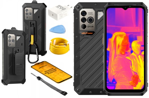 ULEFONE POWER ARMOR 19T 12/256GB 4G 9600mAh 108MP IP68 TERMOWIZJA + ETUI