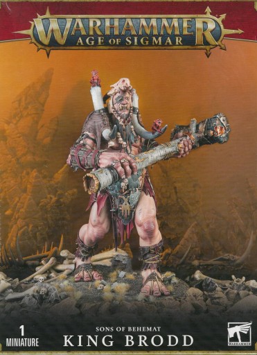 Warhammer Age of Sigmar SONS OF BEHEMAT: KING BRODD Games Workshop