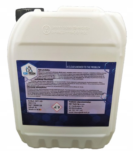 DPF HD Жидкость для очистки фильтра DPF/FAP 5л