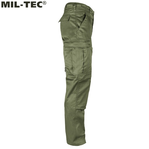МУЖСКИЕ ВОЕННЫЕ БРЮКИ ПРОЧНЫЕ БОЕВЫЕ M65 BDU T/C MIL-TEC OLIVE L