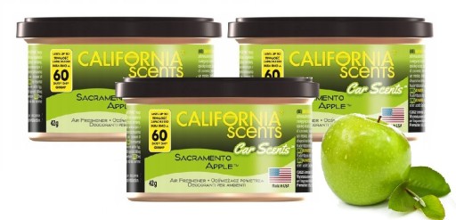 CALIFORNIA CAR SCENTS SACRAMENTO APPLE ZAPACH