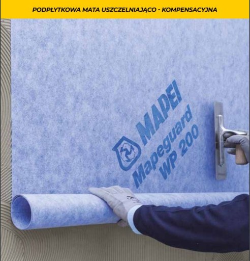 MAPEGUARD WP200 уплотнительный и компенсационный мат 1 метр = 1 м2