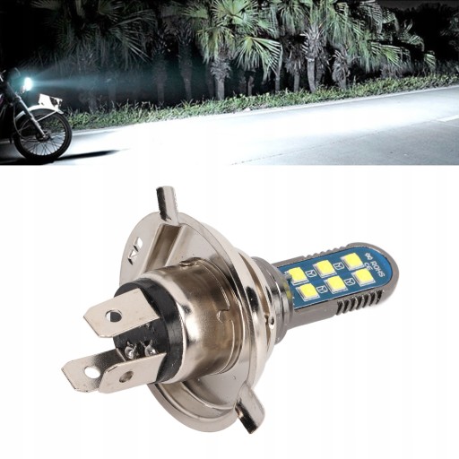 REFLEKTOR MOTOCYKL POJAZD ELEKTRYCZ 12LED H4 LED