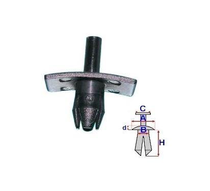 Зажимной штифт AUDI SEAT SKODA VW VAG VOLVO A82004