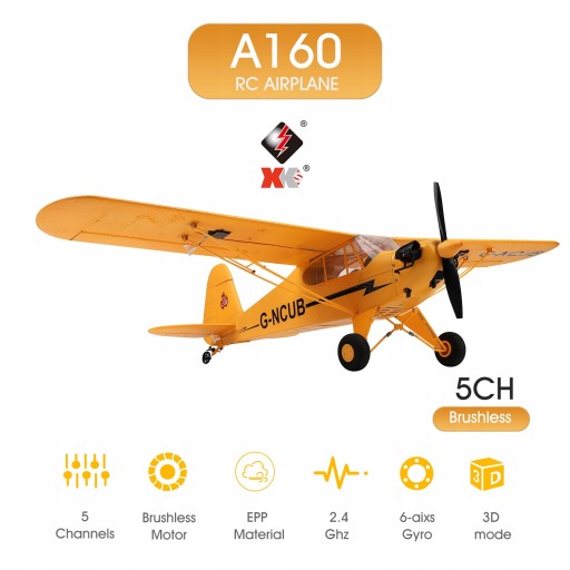 Радиоуправляемый самолет Wltoys XK A160 с дистанционным управлением
