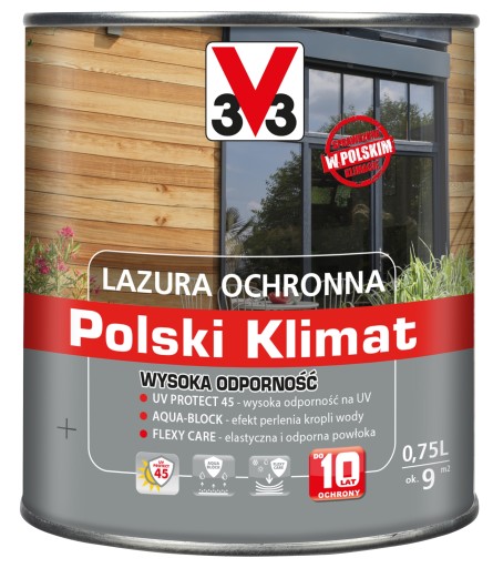 Azure V33 Polish Climate 10 лет Белый кремовый. 0,75 л