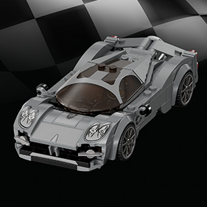АВТОМОБИЛЬ LEGO PAGANI UTOPIA SPEED CHAMPIONS RACER РЕАЛИСТИЧНЫЙ ПОДАРОК