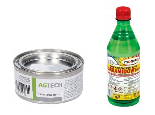 2 x FARBA ŻÓŁTA do URSUS C-330 C-360 LAKIER AGTECH 800 ml + UTWARDZACZ