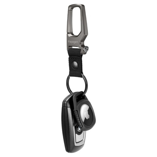 Etui z karabińczykiem Spigen Rugged Armor do Apple AirTag, case, obudowa