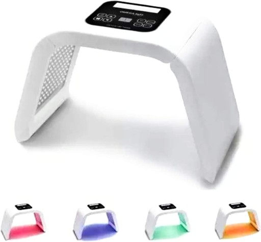 O'MELON OMEGA LIGHT LED МАСКА ДЛЯ ЛИЦА СВЕТОТЕРАПИЯ - 7 ЦВЕТОВ СВЕТОДИОДОВ