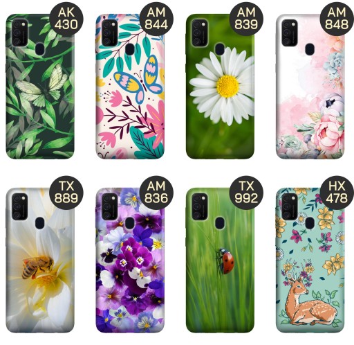ЧЕХОЛ ДЛЯ SAMSUNG GALAXY M21 SPRING PATTERS КРЫШКА ПРУЖИННОГО КОРПУСА