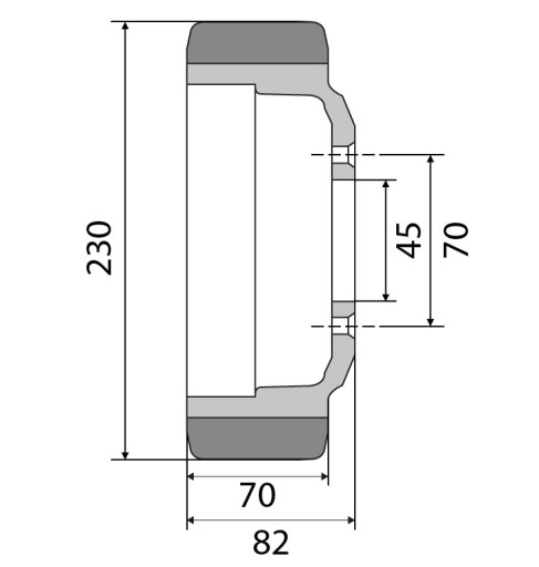 Колесо ведущее 230/75-185/45 STILL LINDE 4359920
