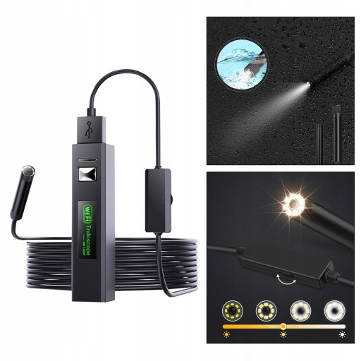 Kamera endoskopowa 5,5 mm Wifi, kamera inspekcyjna