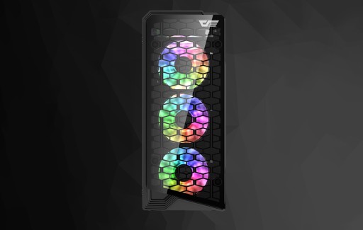 Компьютерный корпус DARKFLASH Water Square 5 Black ATX