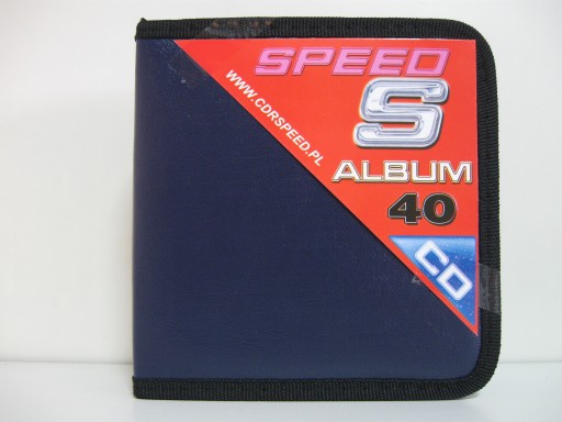 ЧЕХОЛ НА 40 CD DVD ТЕМНО-СИНИЙ ЭКОКОЖА