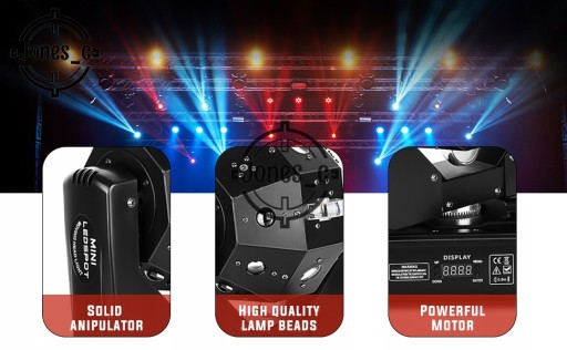 24 LED RGBW 100W ruchomą głowicą na imprezę