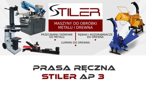 МОЩНЫЙ РУЧНОЙ ПРЕСС ДЛЯ ПОДШИПНИКОВ, ВТУЛОК 3T STILER AP-3