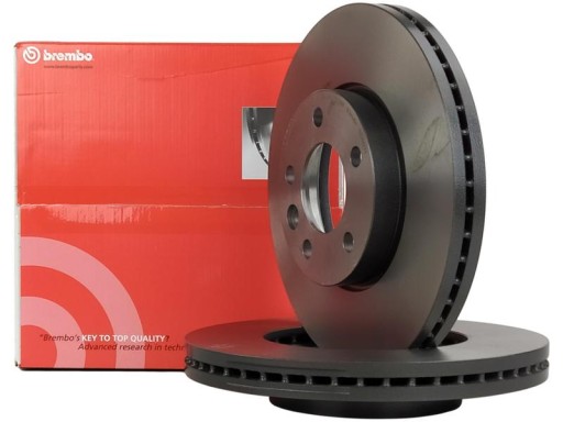 ПЕРЕДНИЕ ДИСКИ+колодки BREMBO VW TRANSPORTER T5 V