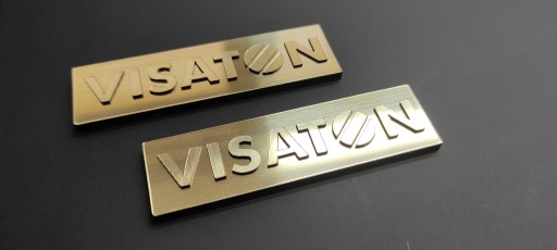 Logo Logo VISATON 80 x 23mm Replika Para 2 szt.