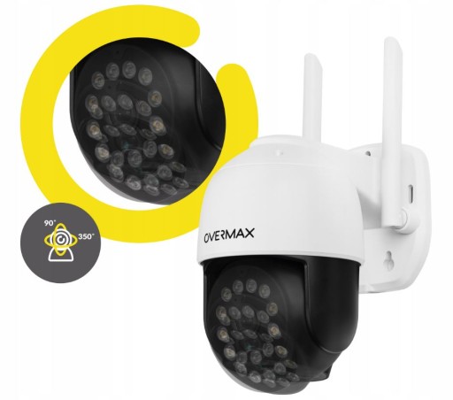 НАРУЖНАЯ ВРАЩАЮЩАЯСЯ КАМЕРА IP WiFi 4x ZOOM Full HD CAMSPOT НОЧНОЙ РЕЖИМ DI IR