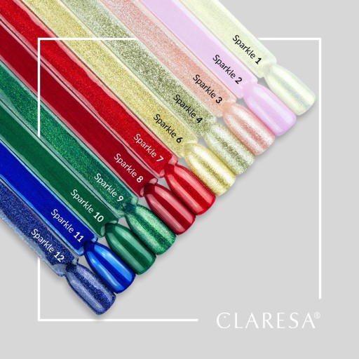 CLARESA HYBRID SPARKLE 12 PURPLE GLITTER НОВИНКА