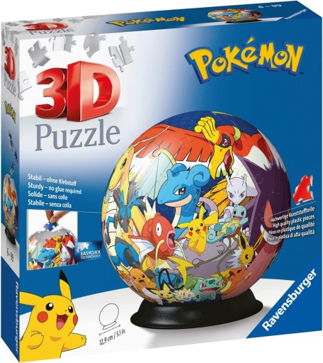Пазл Ravensburger Pokemon 3D - шарик 72 детали
