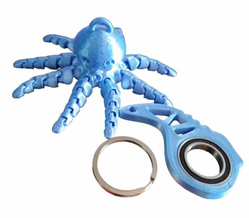 Брелок KEYRAMBIT KEYSPINNER+ Octopus LAGOON Много цветов